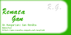 renata gan business card